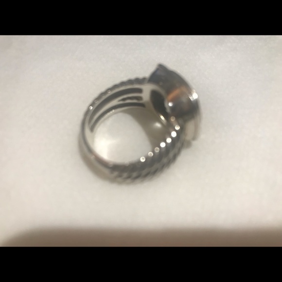 David Yurman Albion ring prasiolite 11 mm - Picture 4 of 6